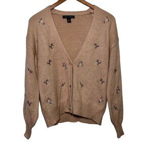 Coquette Fairy Cottagecore Oversized Chunky Slouchy Blush Pink Sweater Medium